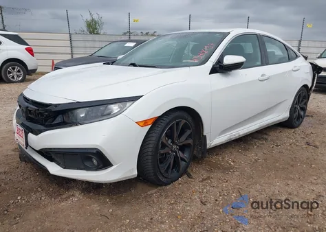 2019 Honda Civic Sport из США, поврежденный, VIN 2HGFC2F85KH563507